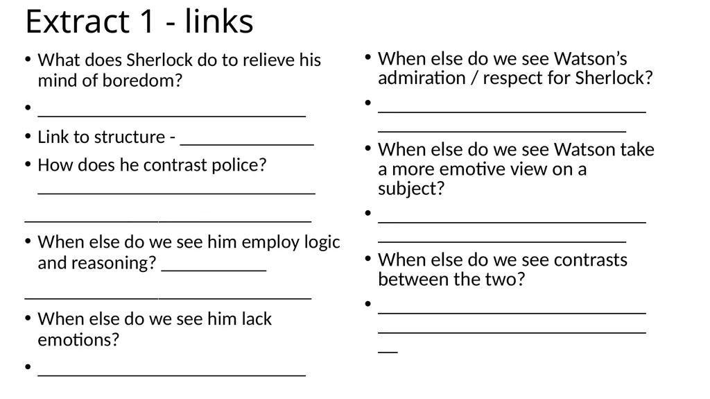 Work through the activities here to help you be - slide 24 of 32