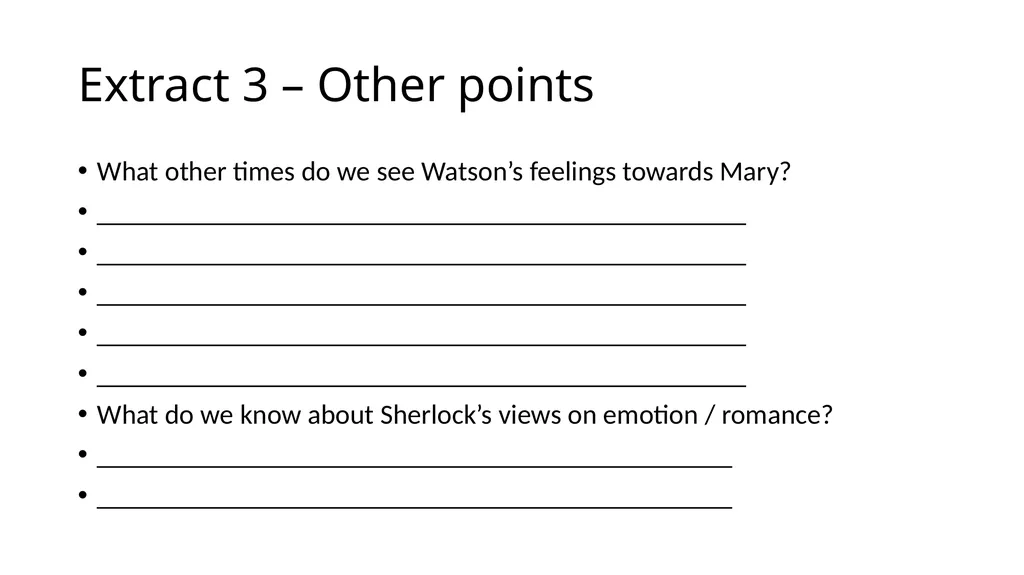 Work through the activities here to help you be - slide 30 of 32