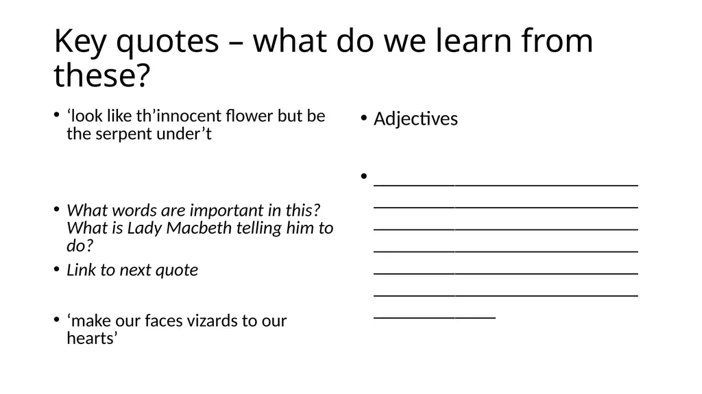 Work through the activities here to help you be - slide 9 of 32
