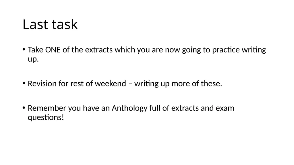Work through the activities here to help you be - slide 32 of 32