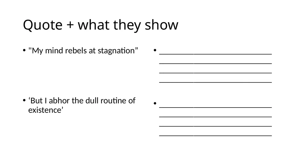 Work through the activities here to help you be - slide 21 of 32