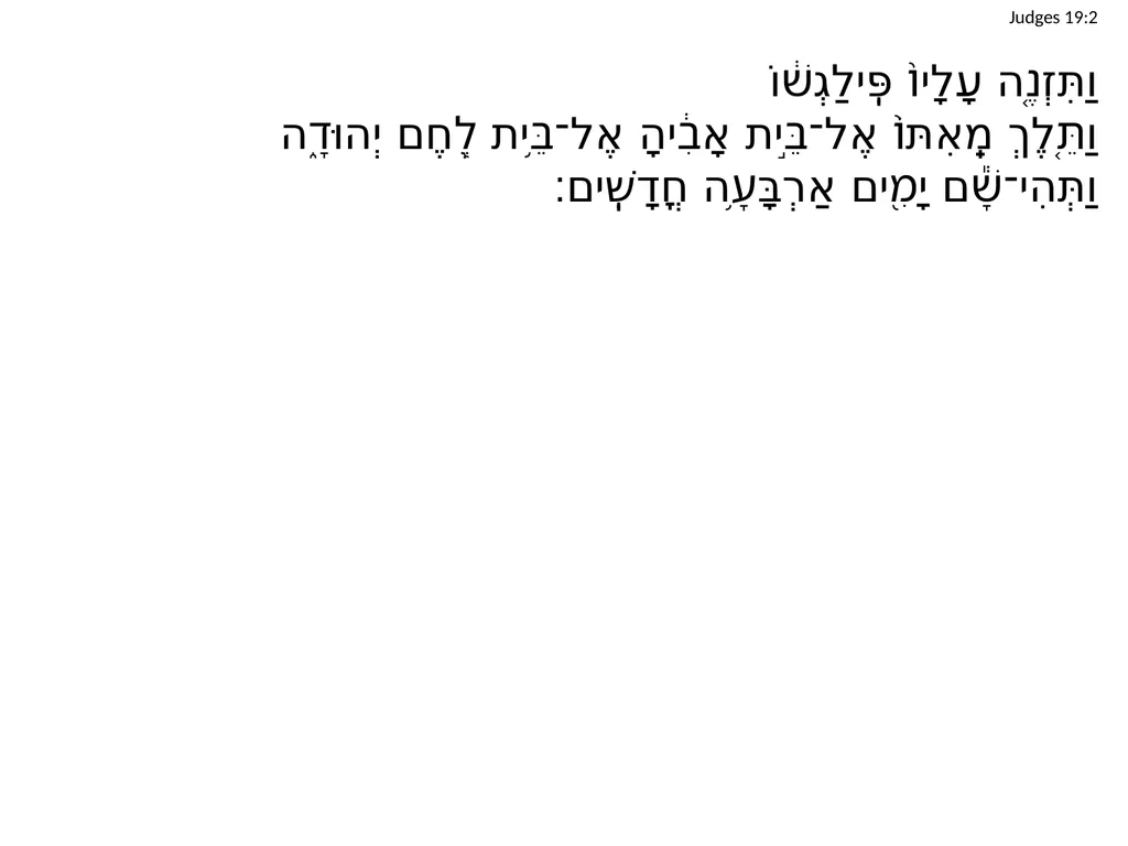 Judges 19 שֹׁפְטִים יט Judges 19:1 וַיְהִי֙ - slide 5 of 35