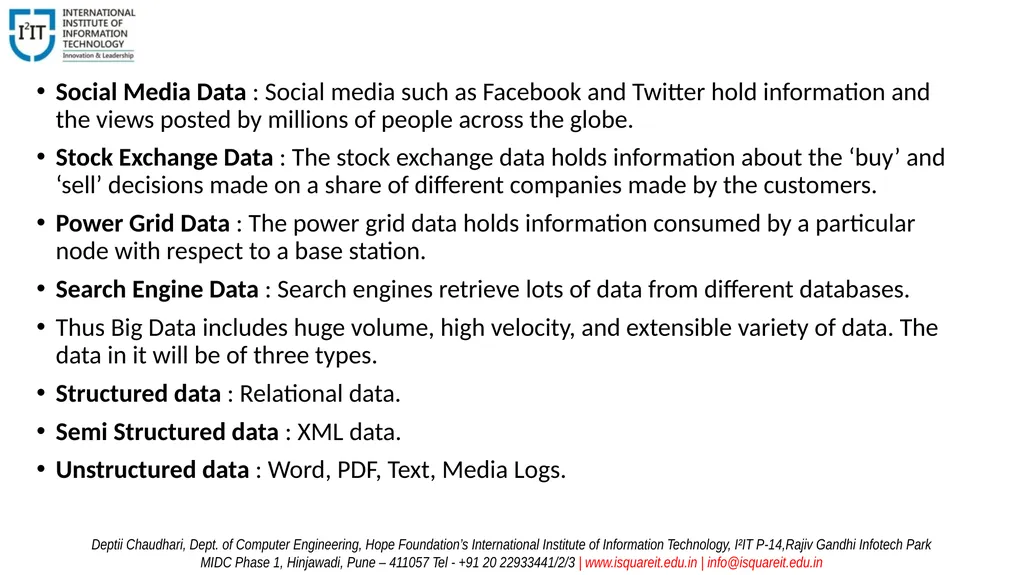 Database Management Systems Unit – VI Introduction - slide 3 of 39
