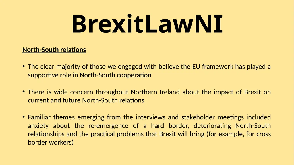 BrexitLawNI Brexit and Northern Ireland: The - slide 17 of 41