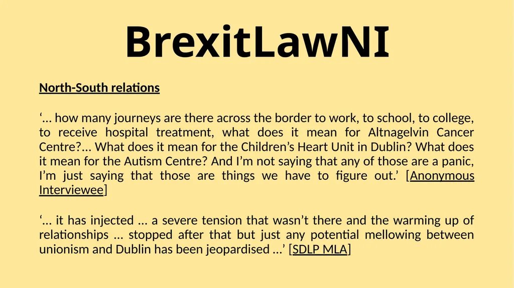BrexitLawNI Brexit and Northern Ireland: The - slide 19 of 41