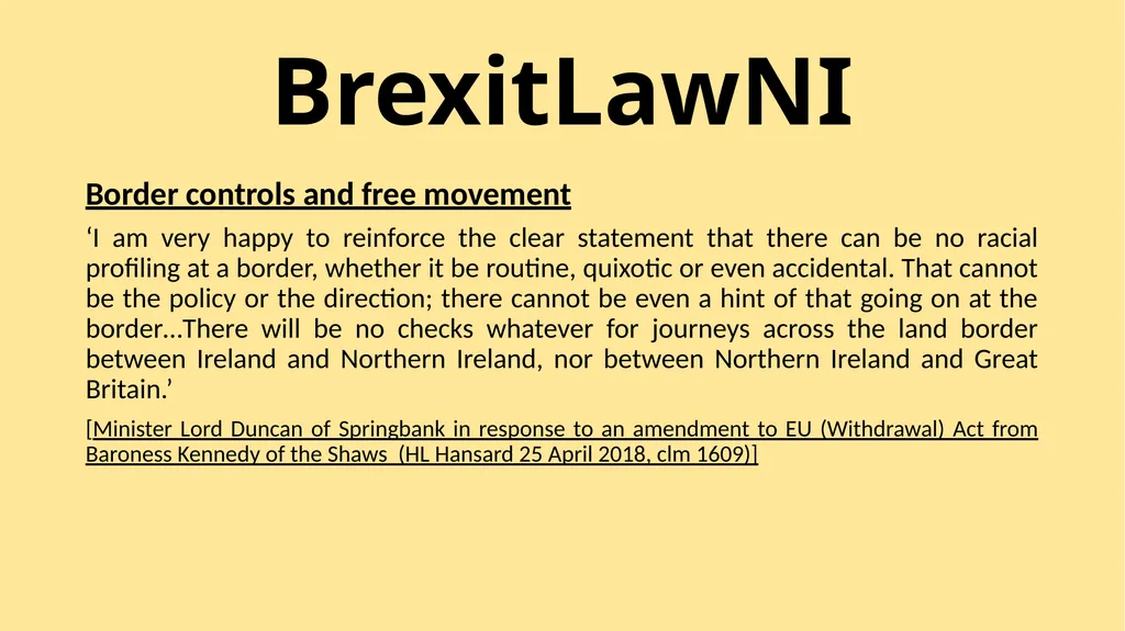 BrexitLawNI Brexit and Northern Ireland: The - slide 23 of 41
