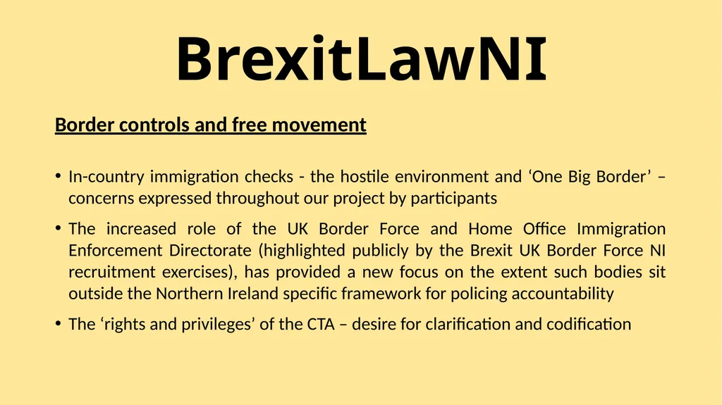 BrexitLawNI Brexit and Northern Ireland: The - slide 26 of 41