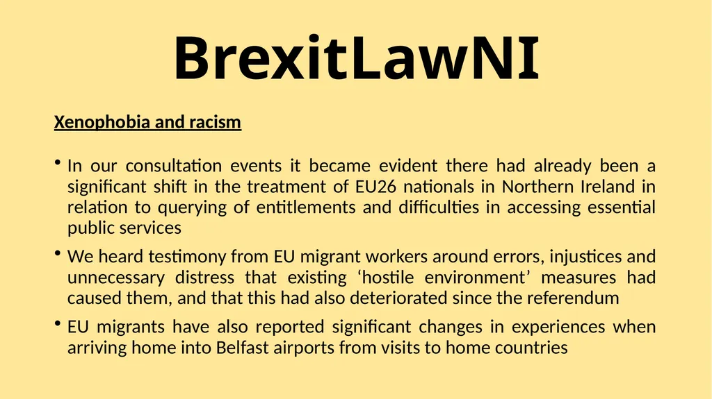 BrexitLawNI Brexit and Northern Ireland: The - slide 29 of 41