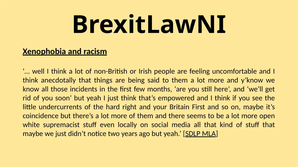 BrexitLawNI Brexit and Northern Ireland: The - slide 30 of 41
