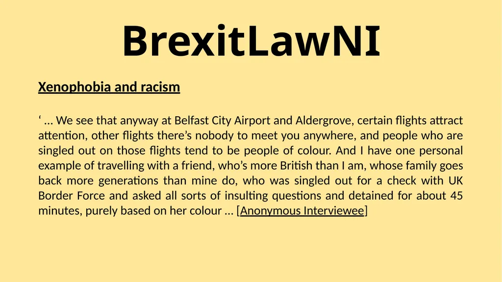 BrexitLawNI Brexit and Northern Ireland: The - slide 31 of 41