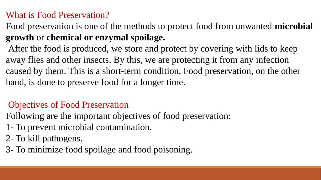 Food Inspection and Preservation Dr. Aseel MH Abed - slide 3 of 21