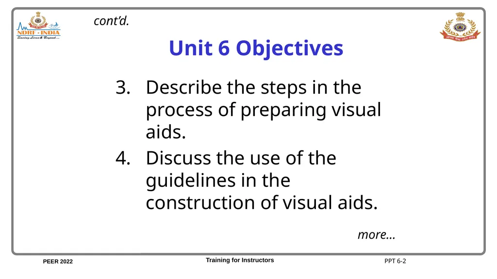 Unit 6 Communicative Visuals Unit 6 Objectives - slide 3 of 44