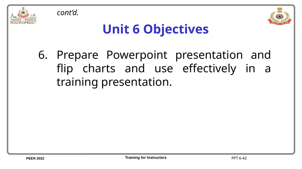 Unit 6 Communicative Visuals Unit 6 Objectives - slide 43 of 44