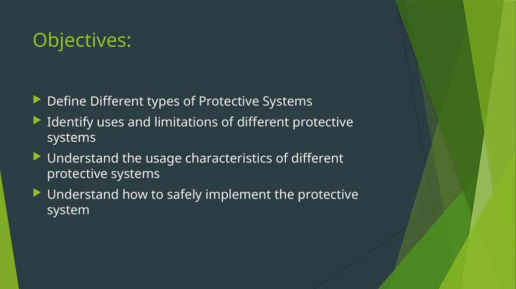 Protective Systems This material was produced - slide 2 of 38