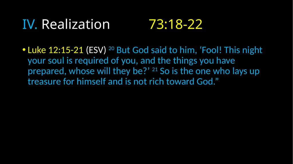 My Portion Forever Psalm 73 My Portion Forever - slide 29 of 48