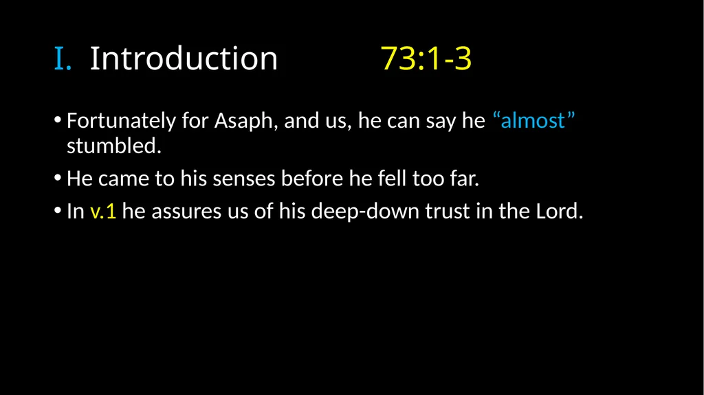 My Portion Forever Psalm 73 My Portion Forever - slide 8 of 48
