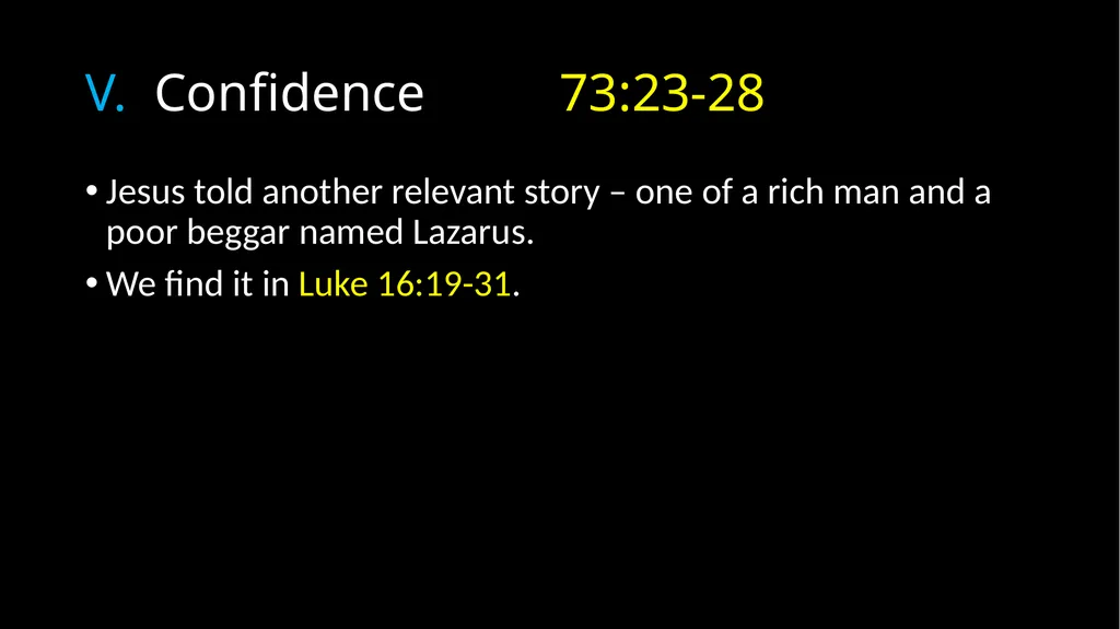 My Portion Forever Psalm 73 My Portion Forever - slide 33 of 48
