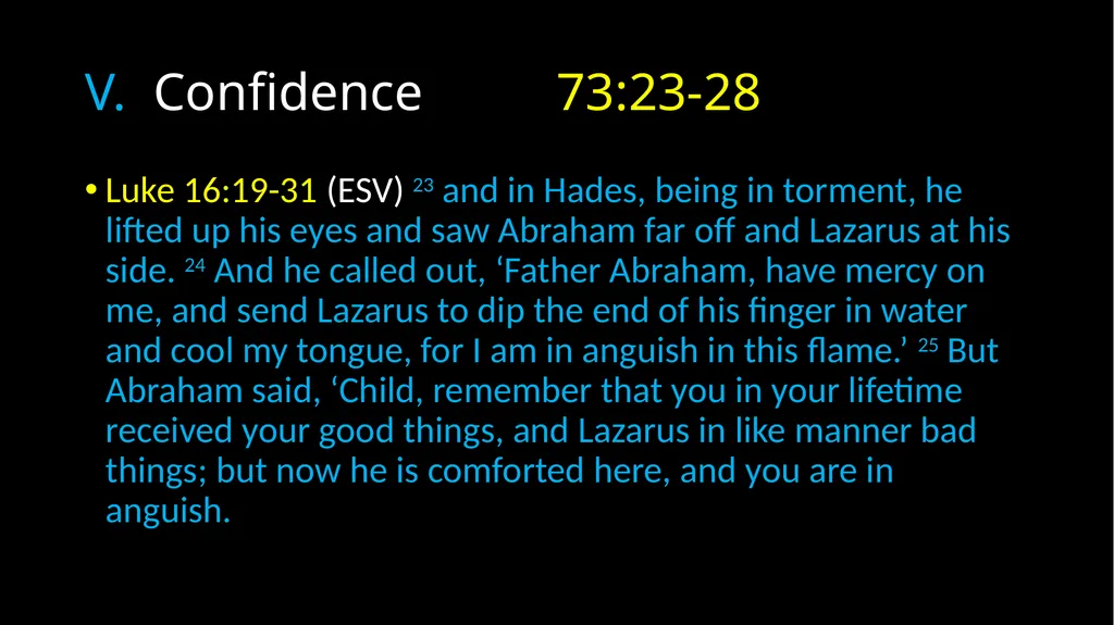 My Portion Forever Psalm 73 My Portion Forever - slide 35 of 48