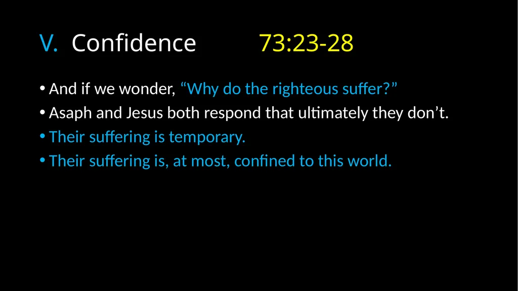 My Portion Forever Psalm 73 My Portion Forever - slide 39 of 48