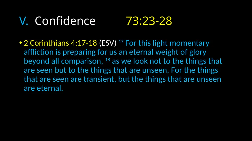 My Portion Forever Psalm 73 My Portion Forever - slide 40 of 48