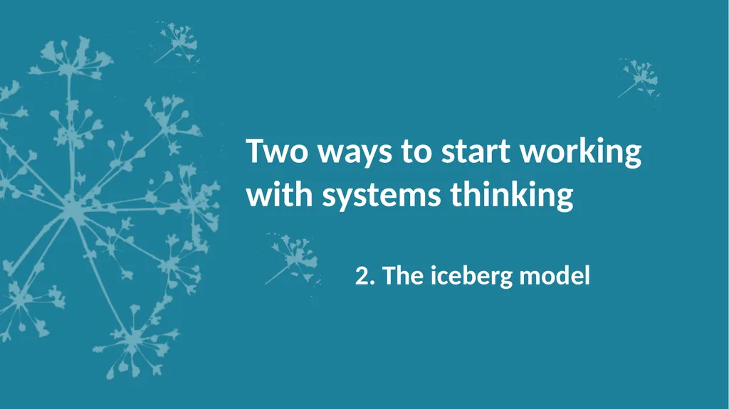 Systems thinking and research assessment – how - slide 7 of 9