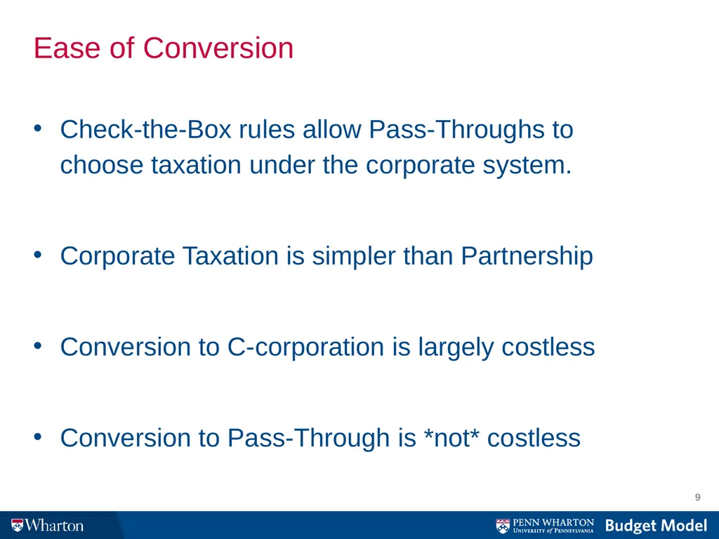 The Revenue Consequences of Tax Avoidance and - slide 9 of 16