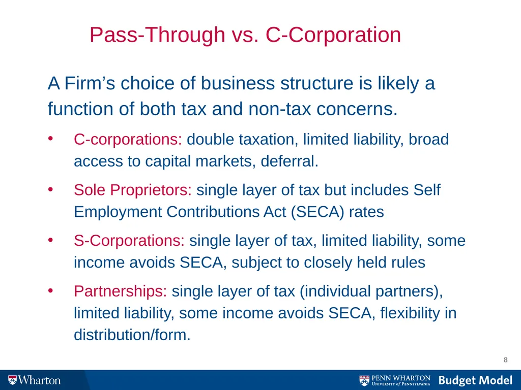 The Revenue Consequences of Tax Avoidance and - slide 8 of 16