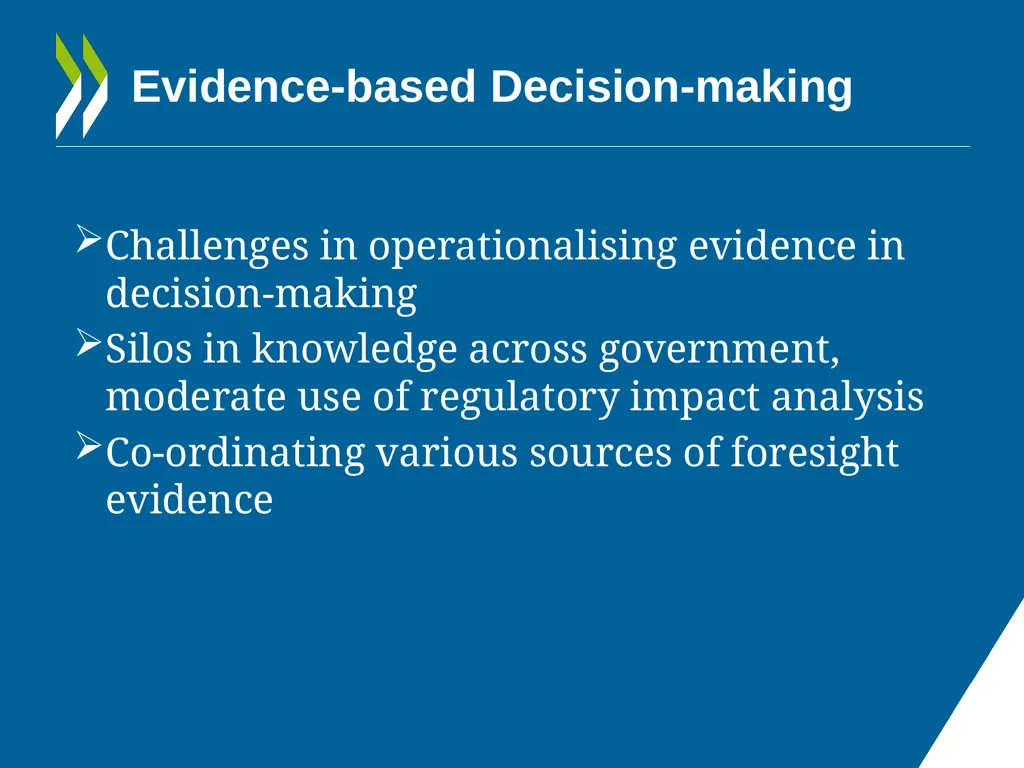 IMPROVING POLICY MAKING WHAT ARE THE OPTIONS FOR - slide 8 of 20