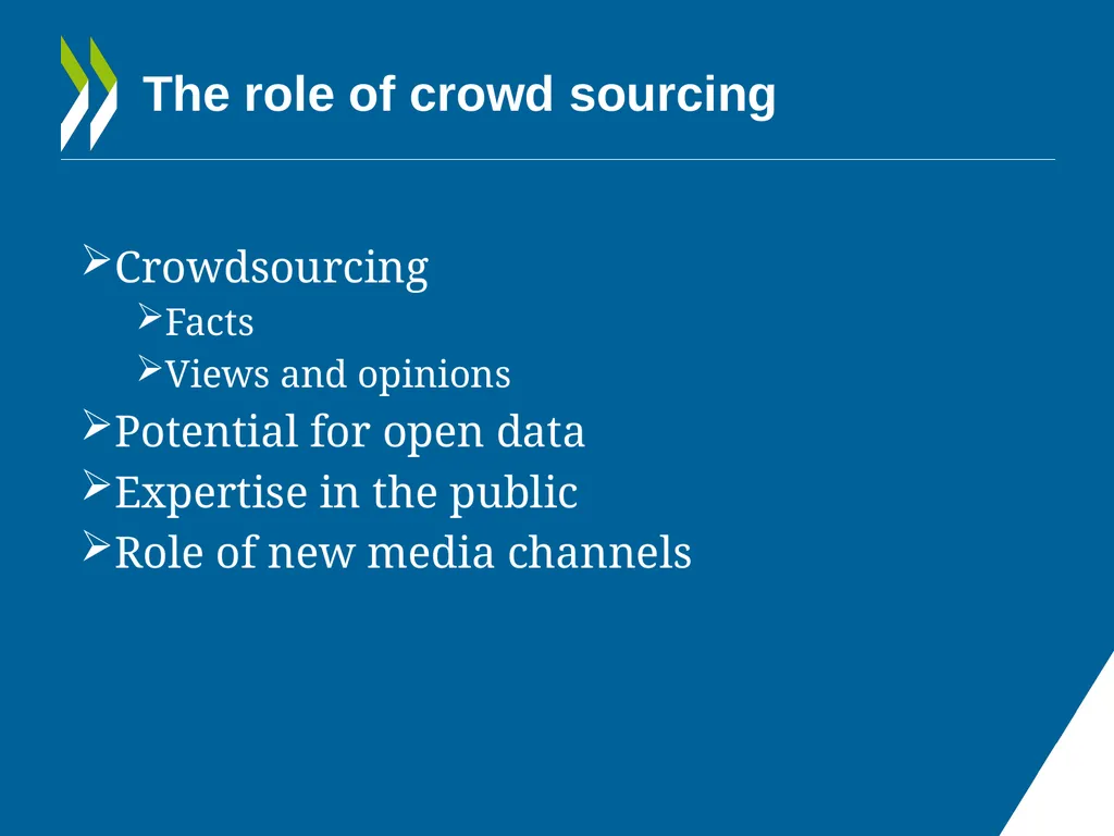 IMPROVING POLICY MAKING WHAT ARE THE OPTIONS FOR - slide 12 of 20