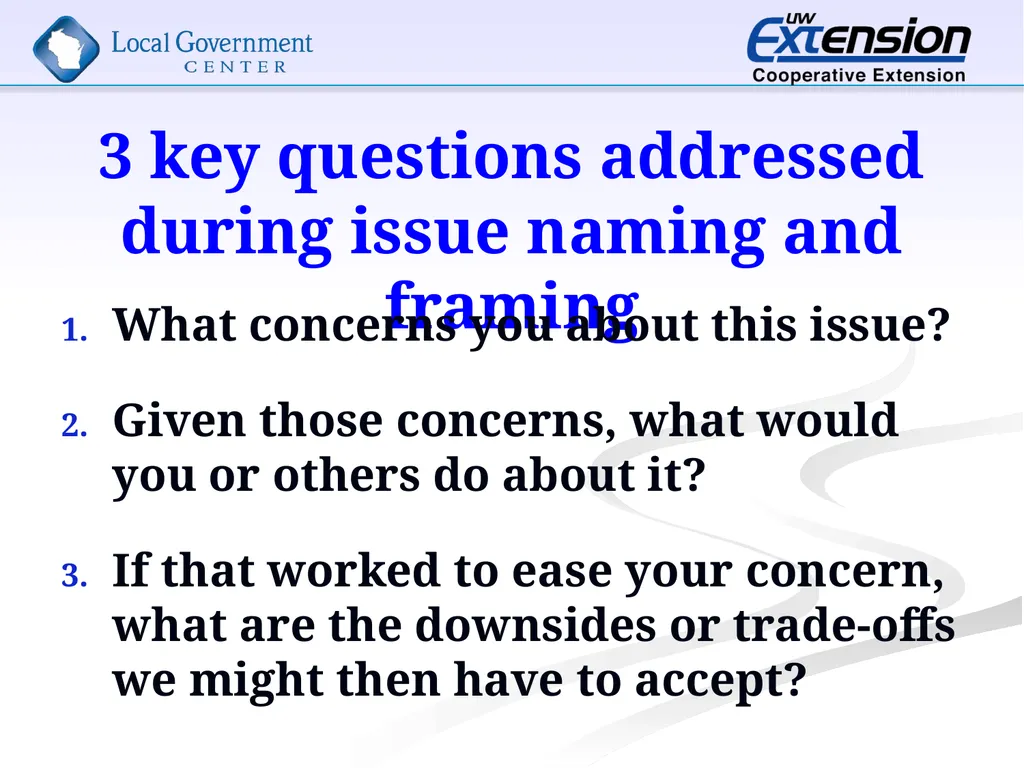 Techniques in Civic Engagement Presented by Bill - slide 18 of 25