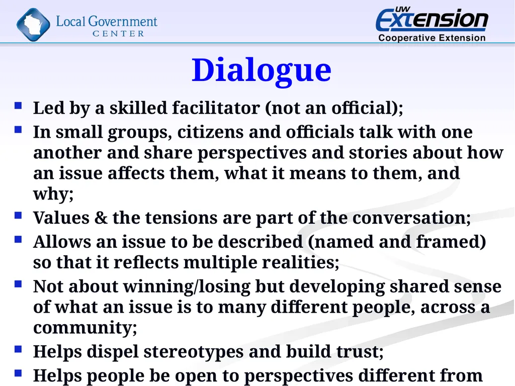 Techniques in Civic Engagement Presented by Bill - slide 21 of 25