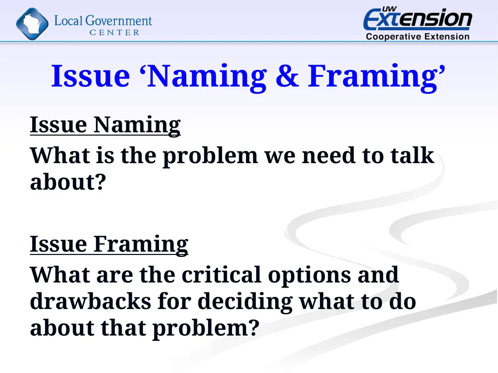 Techniques in Civic Engagement Presented by Bill - slide 16 of 25