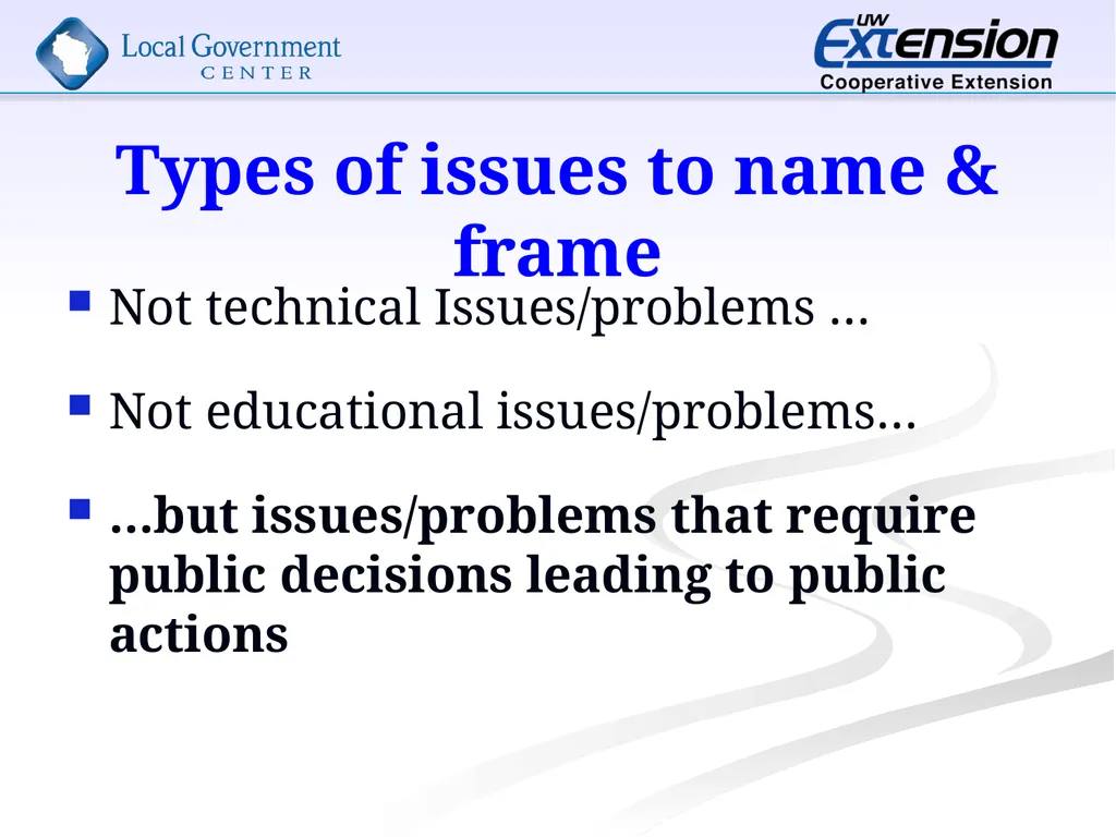 Techniques in Civic Engagement Presented by Bill - slide 19 of 25