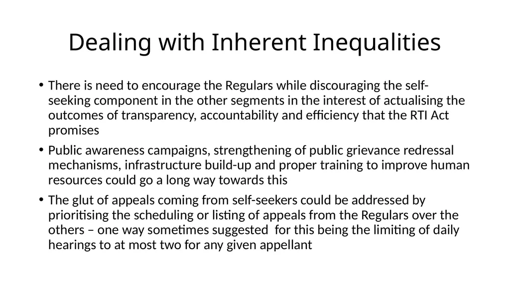 Issues in RTI Implementation - the Rajasthan - slide 15 of 16