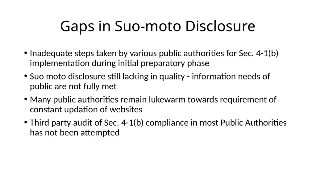 Issues in RTI Implementation - the Rajasthan - slide 3 of 16