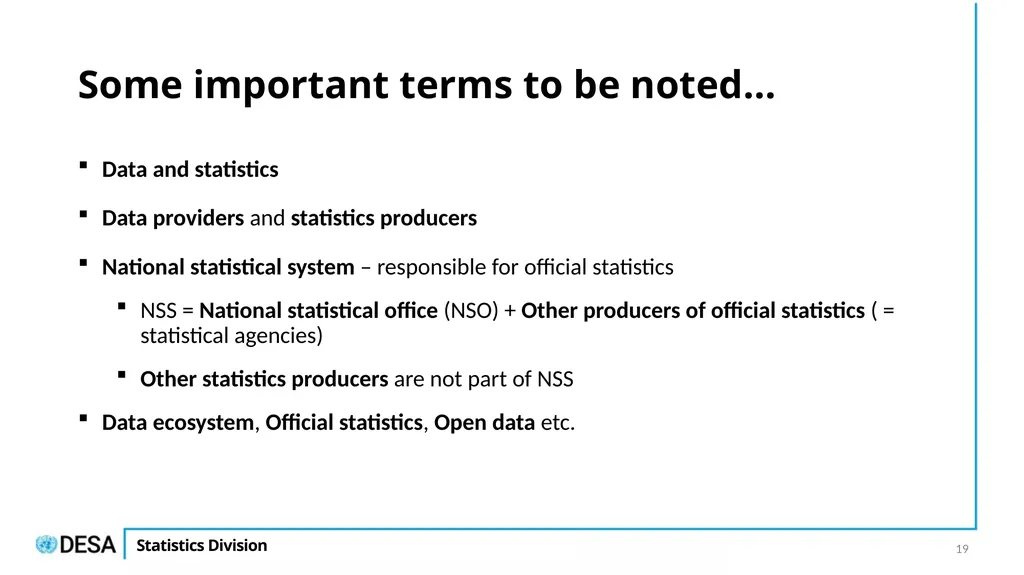 The UN National Quality Assurance Framework for - slide 19 of 21