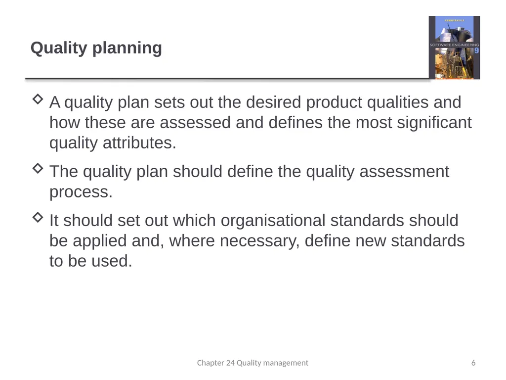Chapter 24 - Quality Management Lecture 1 1 - slide 6 of 97