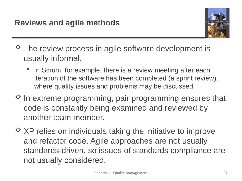 Chapter 24 - Quality Management Lecture 1 1 - slide 29 of 97