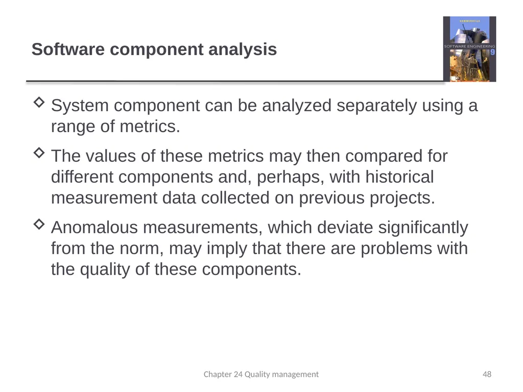 Chapter 24 - Quality Management Lecture 1 1 - slide 48 of 97