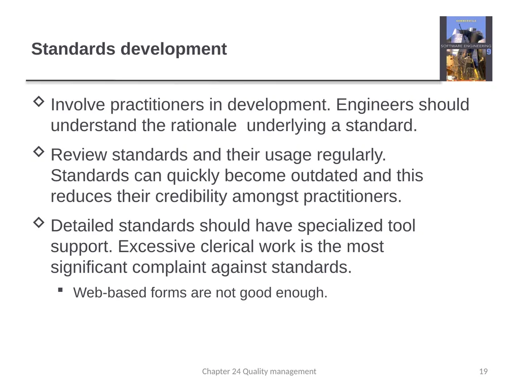 Chapter 24 - Quality Management Lecture 1 1 - slide 19 of 97