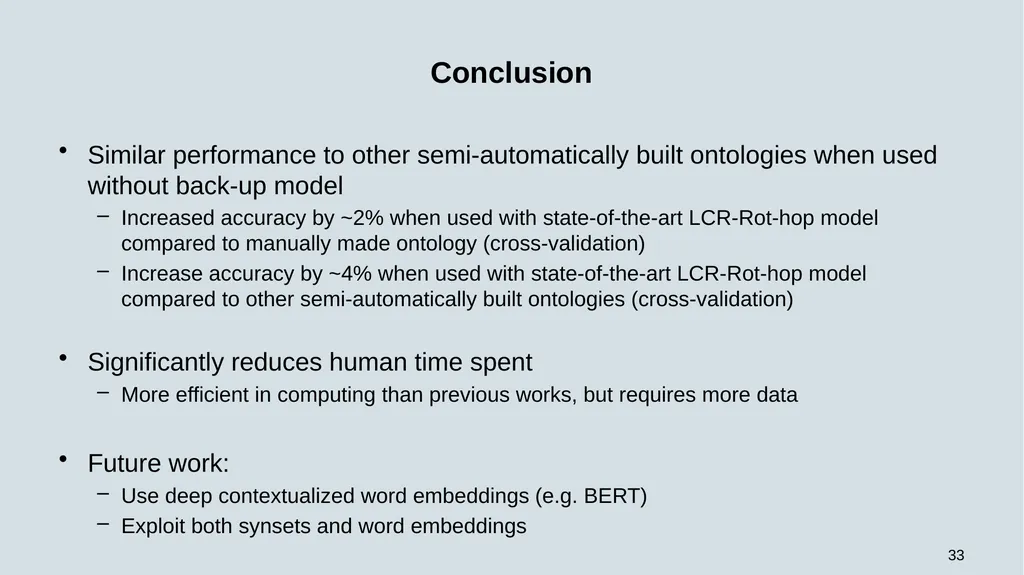 WEB-SOBA: Word Embeddings-Based Semi-automatic - slide 33 of 35