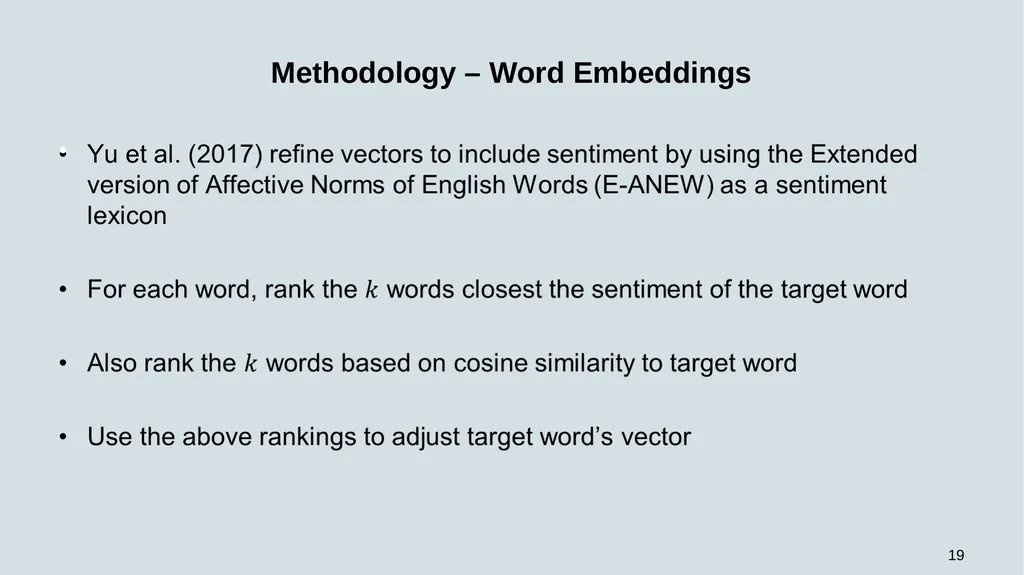 WEB-SOBA: Word Embeddings-Based Semi-automatic - slide 19 of 35