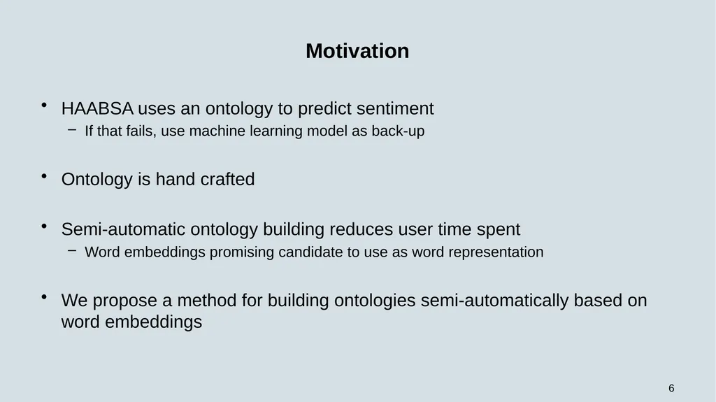 WEB-SOBA: Word Embeddings-Based Semi-automatic - slide 6 of 35