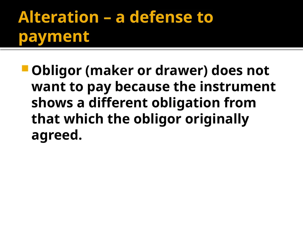 Forgery and Alteration Forgery – First Step - slide 69 of 86