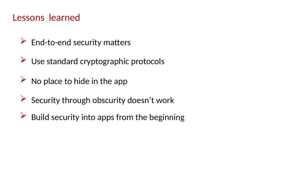 AppCracker: Widespread Vulnerabilities in User and - slide 29 of 30