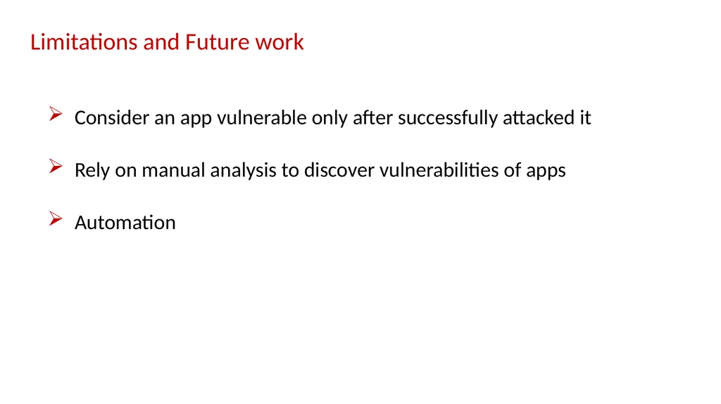 AppCracker: Widespread Vulnerabilities in User and - slide 30 of 30