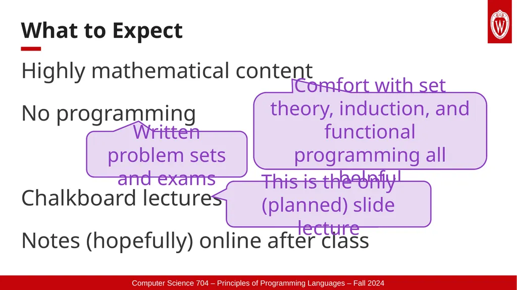 Instructor: Ethan Cecchetti Comp Sci 704 - slide 10 of 15