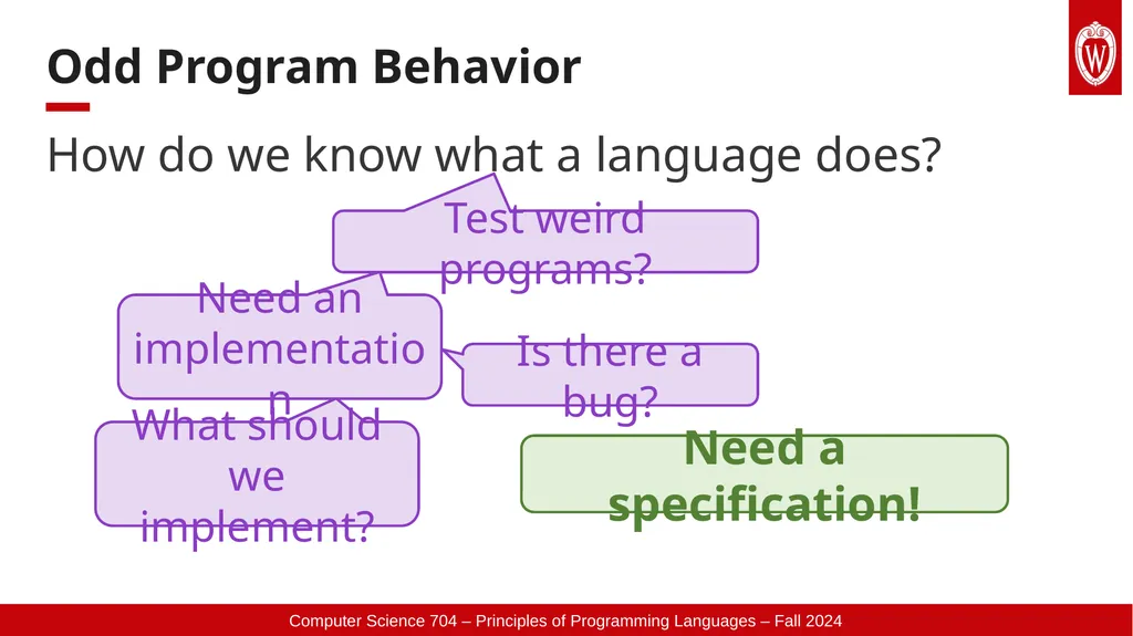 Instructor: Ethan Cecchetti Comp Sci 704 - slide 6 of 15