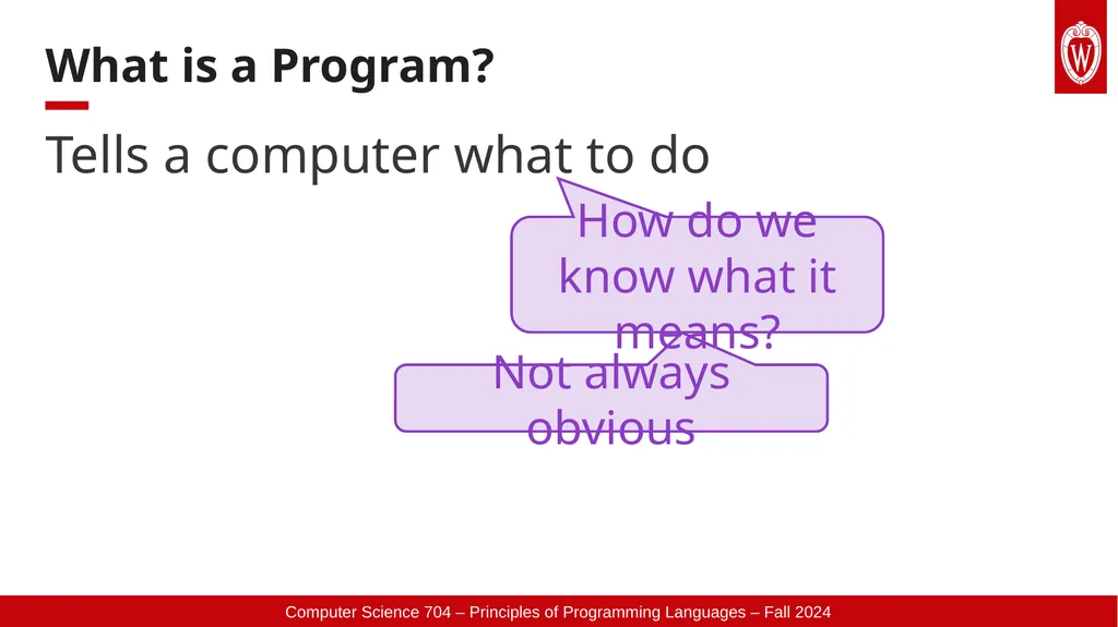 Instructor: Ethan Cecchetti Comp Sci 704 - slide 2 of 15