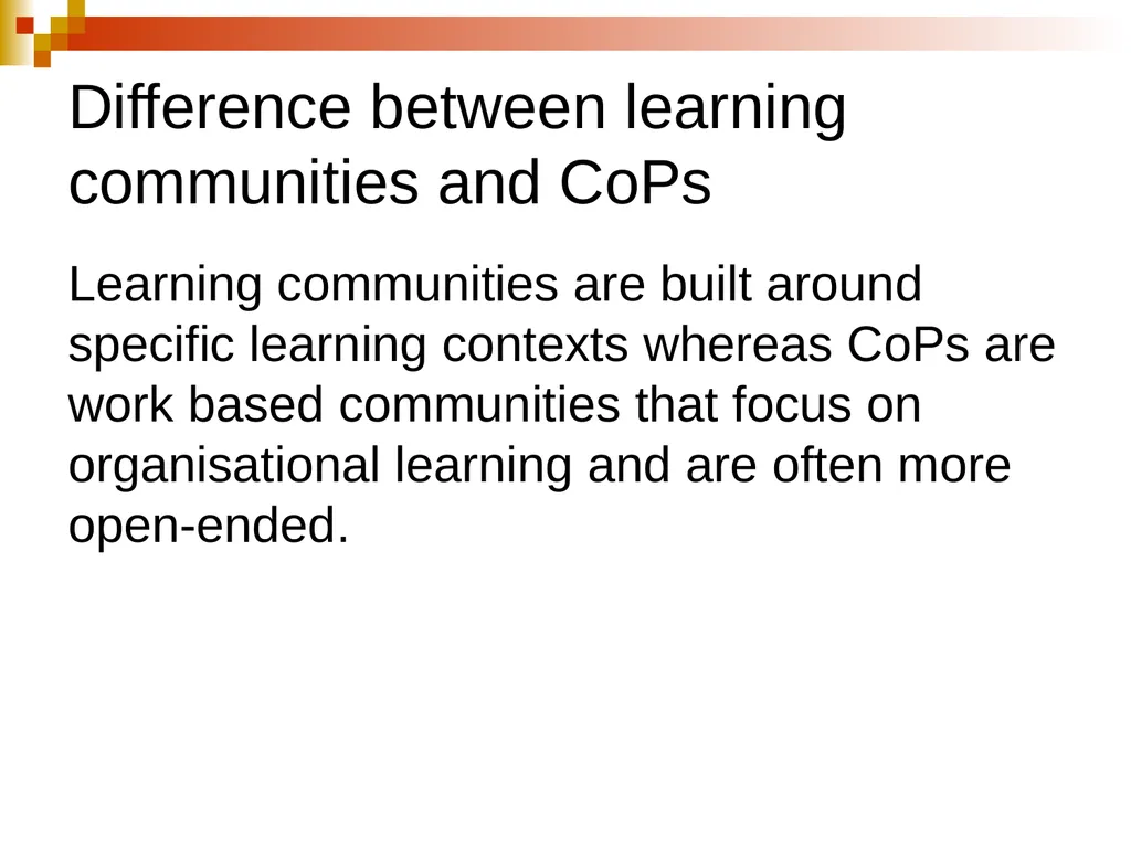 Creating and Fostering e-communities of Practice - slide 3 of 31